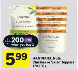 Foodland Handfuel nuts, clusters or salad toppers offer