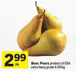 Foodland Bosc Pears offer