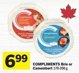 Foodland Compliments Brie or Camembert offer