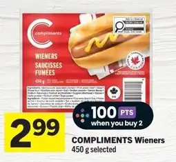 Foodland Compliments Wieners offer