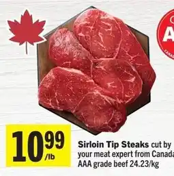 Foodland Sirloin Tip Steaks offer
