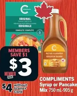 Foodland C maple syrup butter flavored offer