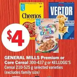 Foodland General Mills Premium or Core Cereal offer