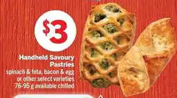 Foodland Handheld Savoury Pastries offer