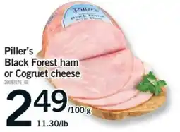 Fortinos Piller's black forest ham or cogruet cheese offer