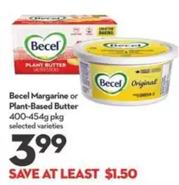 Longo's Becel margarine or plant-based butter offer