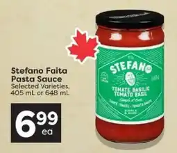 Quality Foods Stefano Faita pasta sauce offer
