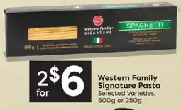 Quality Foods Western Family Signature Pasta offer