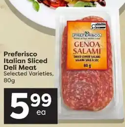 Quality Foods Preferisco Italian Sliced Deli Meat offer