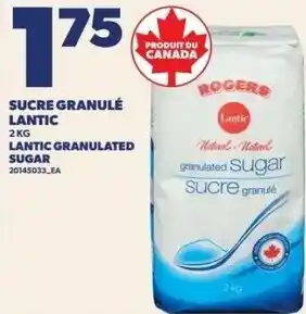 Rogers lantic granulated sugar