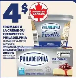 Provigo Philadelphia cream cheese or dips offer