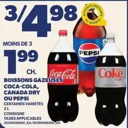 Provigo Coca-Cola Canada Dry or Pepsi certain varieties offer
