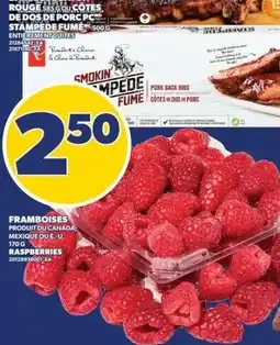 Provigo Framboises offer