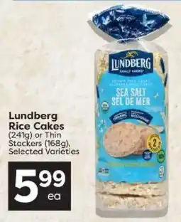 Quality Foods Lundberg rice cakes offer
