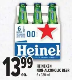 Metro Heineken non-alcoholic beer offer