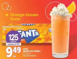 Metro Fanta orange soft drinks offer