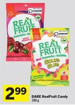 Foodland Dare realfruit candy offer