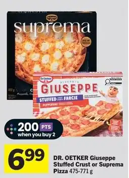 Foodland Dr. Oetker Giuseppe Stuffed Crust or Suprema Pizza offer