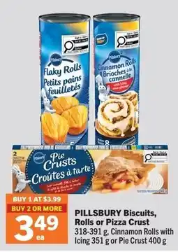 Foodland Pillsbury Biscuits, Rolls or Pizza Crust offer