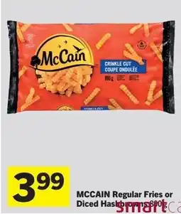 Foodland McCain Regular Fries or Diced Hash Browns offer