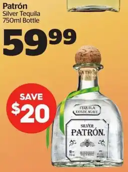 Calgary Co-op Patrón silver tequila offer