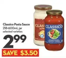 Longo's Classico pasta sauce offer