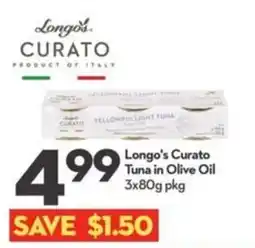 Longo's Longo's Curato Tuna in Olive Oil offer