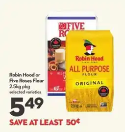 Longo's Robin Hood or Five Roses flour offer