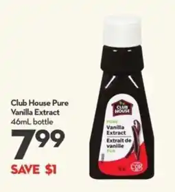 Longo's Club House pure vanilla extract offer