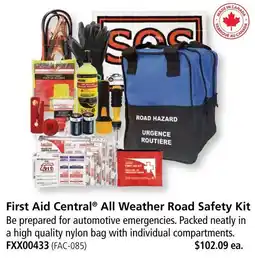 Covey Basics First Aid Central All Weather Road Safety Kit offer