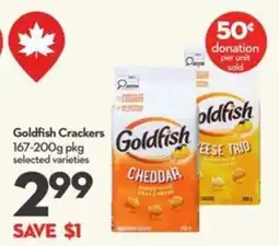 Longo's Goldfish Crackers offer