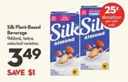 Longo's Silk Plant-Based Beverage offer