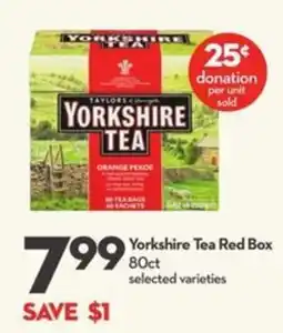 Longo's Yorkshire Tea Red Box offer