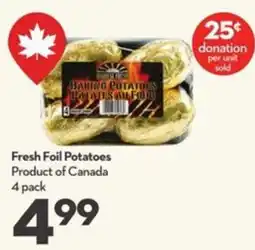 Longo's Fresh Foil Potatoes offer