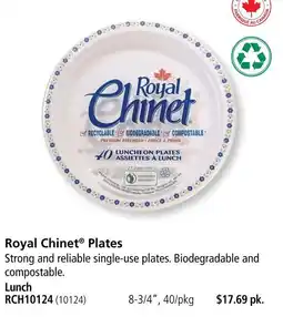Covey Basics Royal Chinet Plates offer