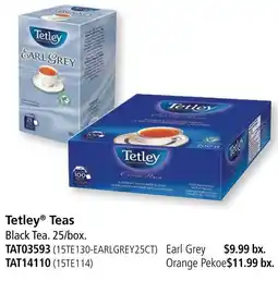 Covey Basics Tetley Teas Black Tea offer