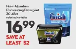 Longo's Finish Quantum Dishwashing Detergent offer