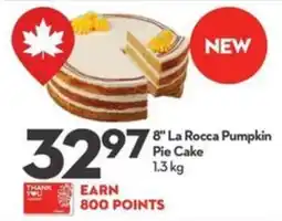 Longo's La Rocca pumpkin pie cake offer