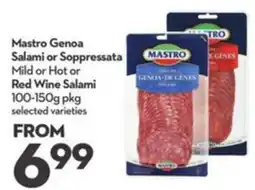 Longo's Mastro Genoa Salami or Soppressata offer
