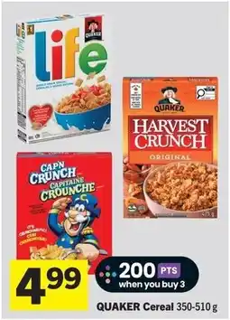 Foodland Quaker Cereal offer