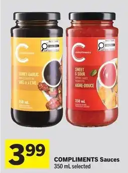 Foodland Compliments Sauces offer