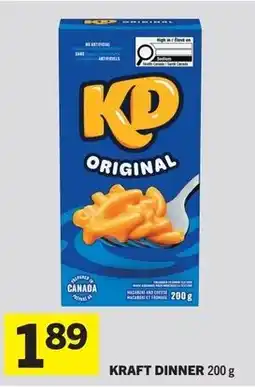 Foodland Kraft dinner original offer