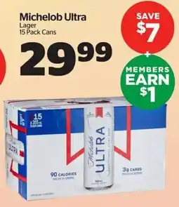 Calgary Co-op Michelob Ultra Lager offer