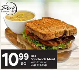 Quality Foods Perk Avenue Cafe BLT Sandwich Meal offer