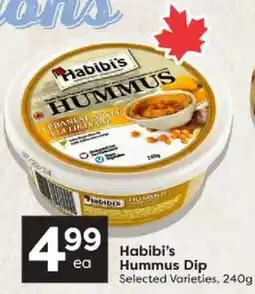 Quality Foods Habibi's Hummus Dip offer