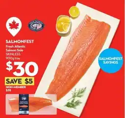 Longo's True North Fresh Atlantic Salmon Side Skinless offer