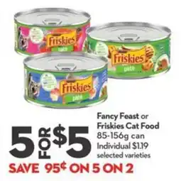 Longo's Friskies cat food offer