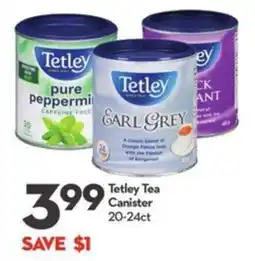 Longo's Tetley Tea Canister offer