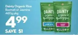 Longo's Dainty organic rice offer