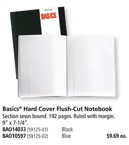 Covey Basics Basics hard cover flush-cut notebook offer